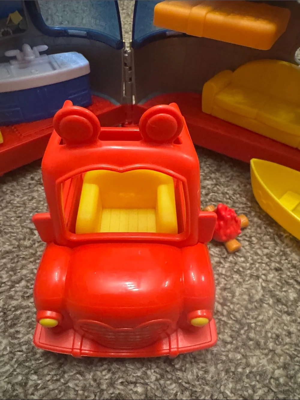 Mickey Mouse camping play set with Mickey and Pluto Kids Play Vehicle